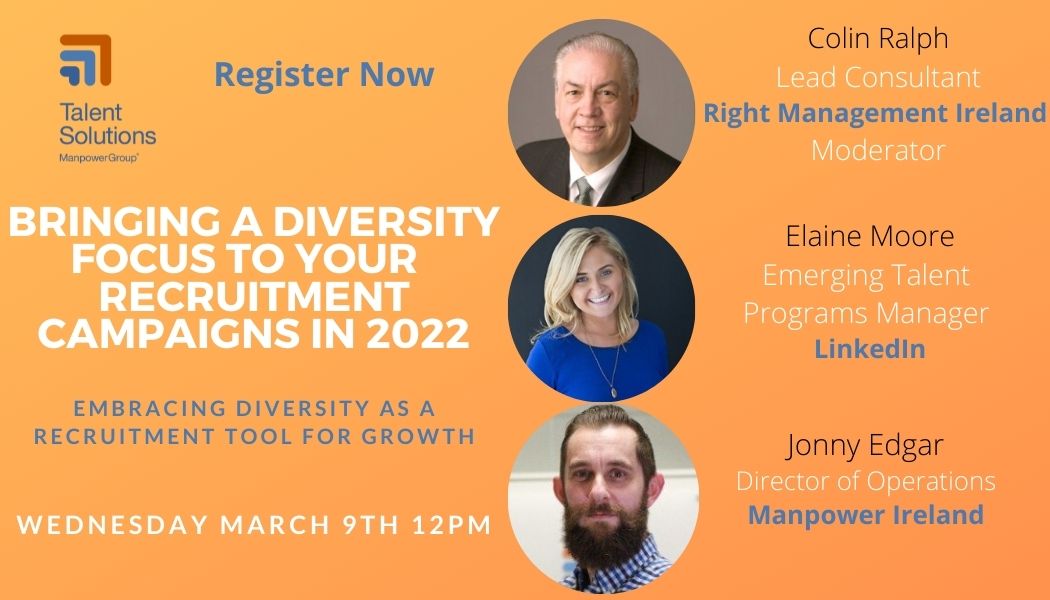 Manpower Ireland diversity webinar