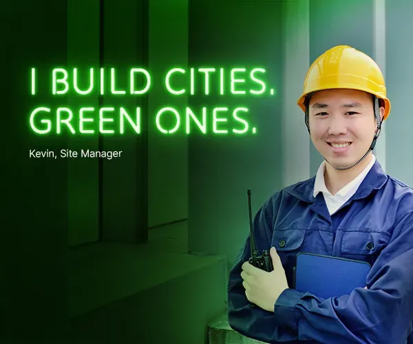 I build cities. Green ones