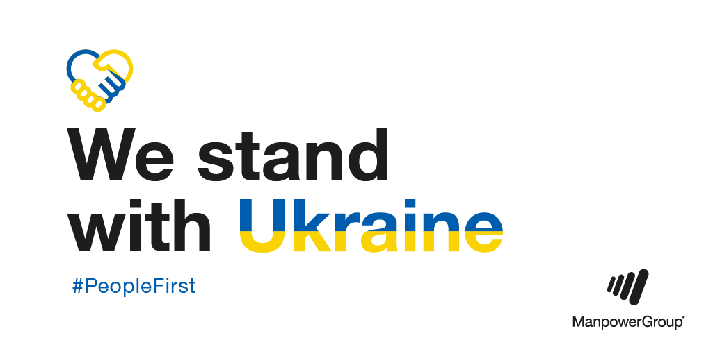 ManpowerGroup Stands with Ukraine