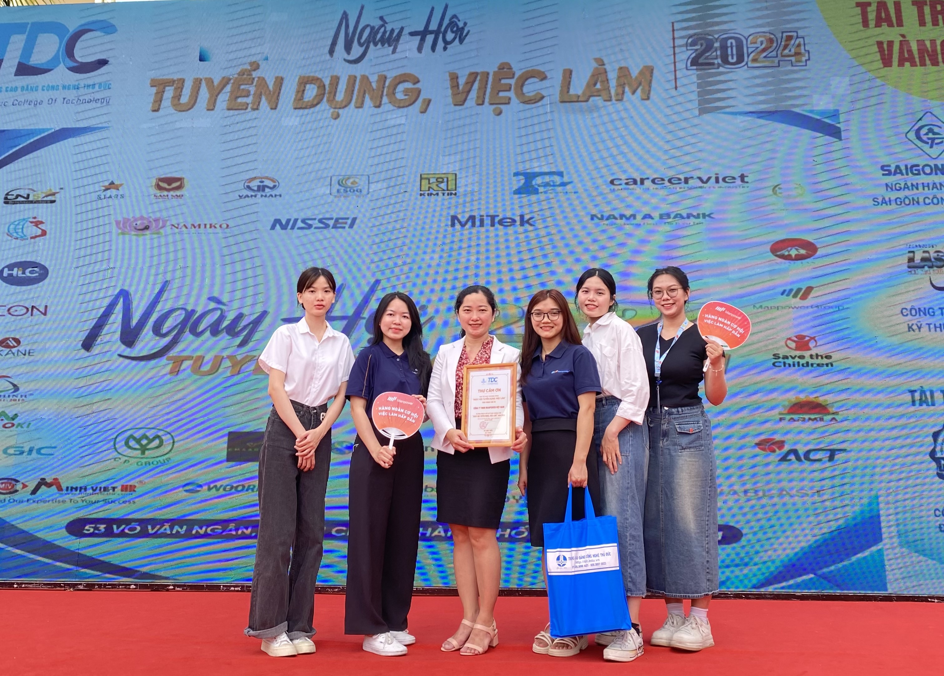 Manpower Việt Nam joined Thu Duc College of Technology’s Career Fair 2024
