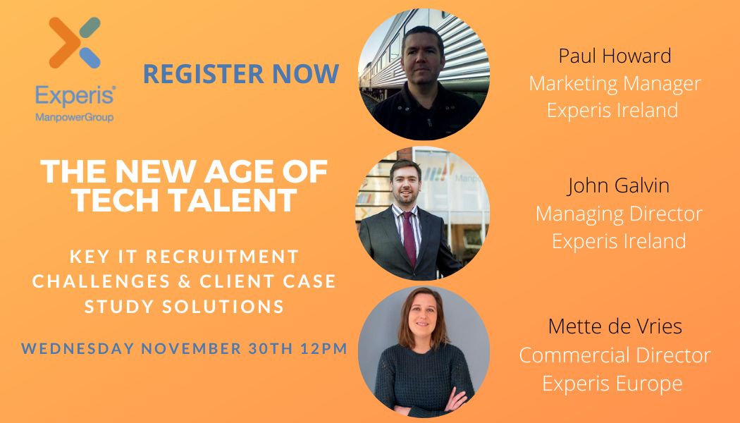 Watch On-Demand The New Age of Tech Talent Webinar - November 30th 2022 Thumbnail Image