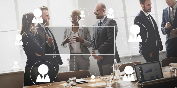 Team of headhunters discussion strategy and process