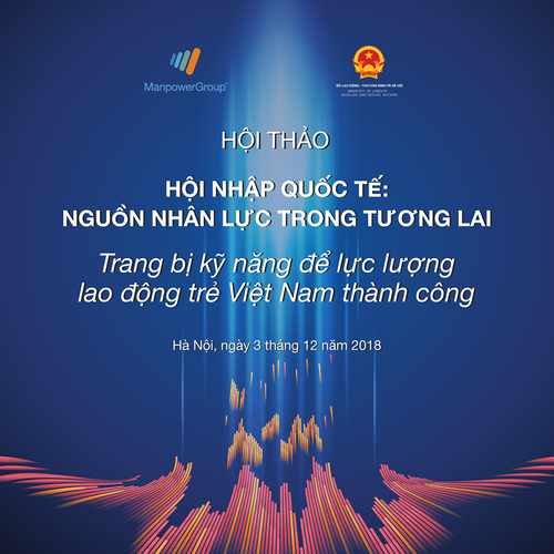Hội thảo “Hội nhập quốc tế và nguồn nhân lực trong tương lai – trang bị kỹ năng để lực lượng lao động trẻ Việt Nam thành công