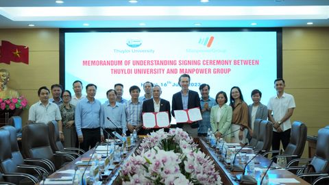 ManpowerGroup Vietnam signed MoU with Thuyloi University to upskill the undergraduates via practical training at leading companies’ internship programs