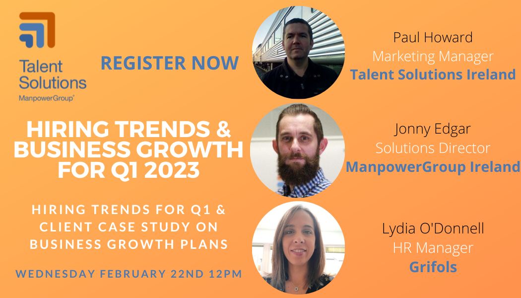 Hiring Trends & Business Growth Webinar for Q1 - Feb 22nd 12pm Thumbnail Image